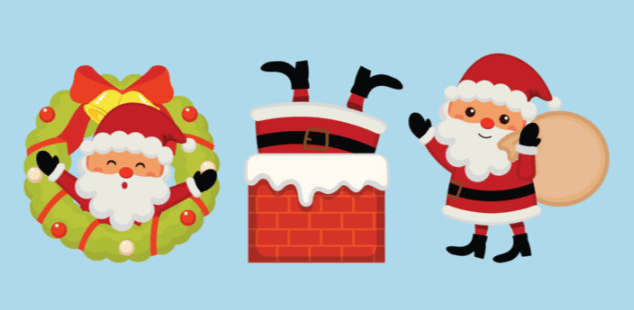 Cute:2-Iiwibubiy= Santa Clipart